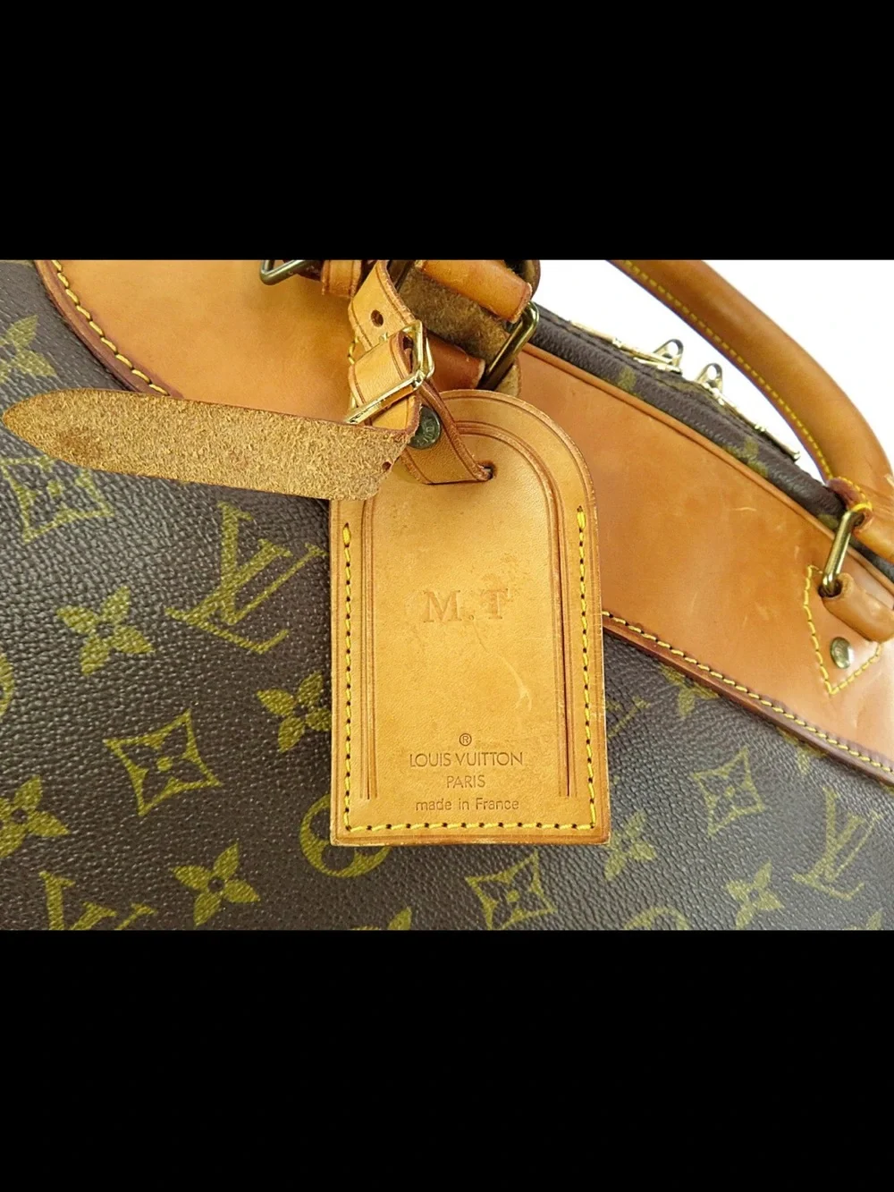 Louis Vuitton Brown Monogram Weekend Travel Bag